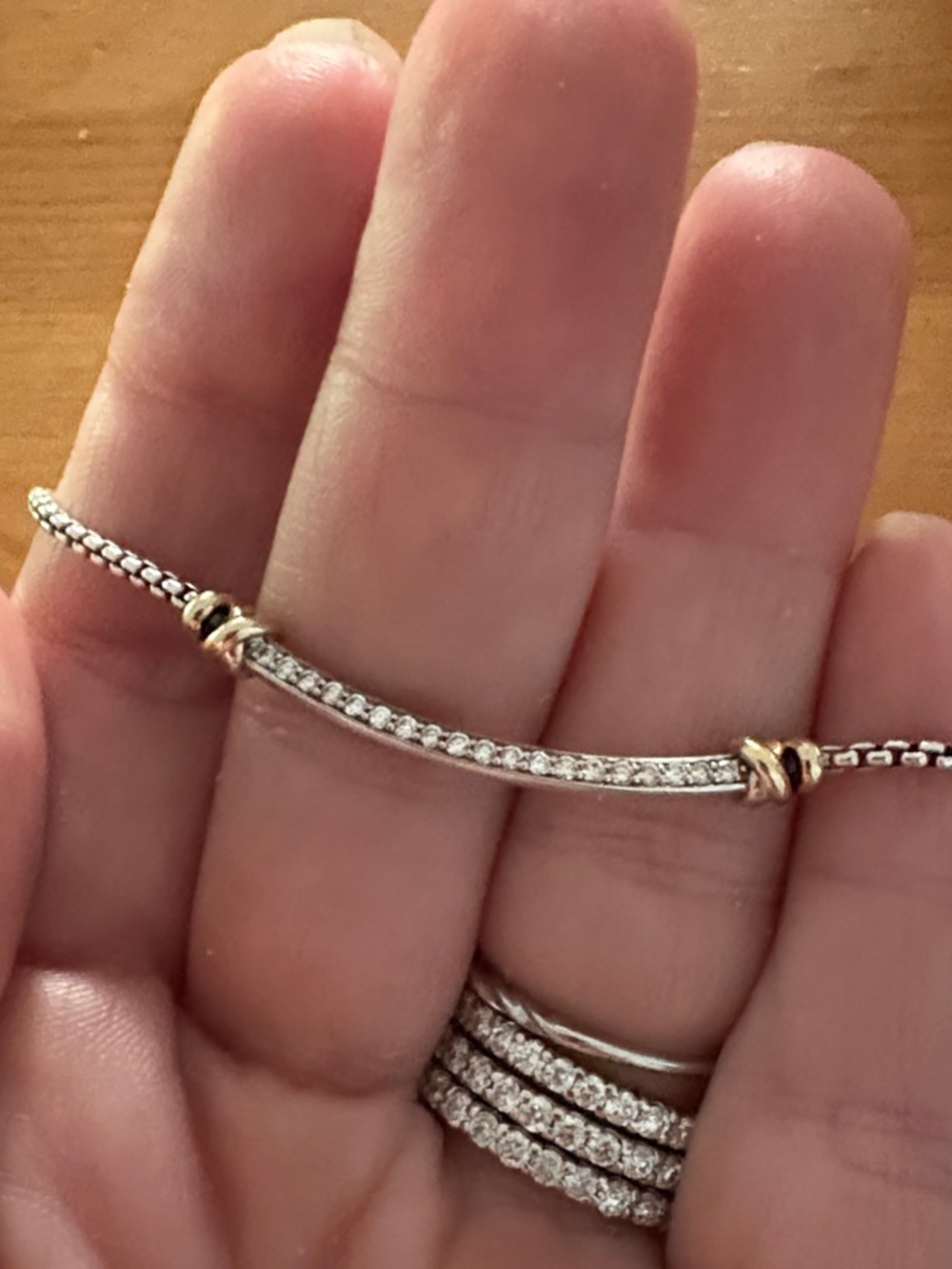 David Yurman Petite Helena Diamond Necklace